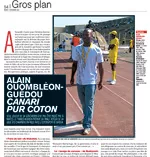 Gros plan de « France Football » sur Cotonsport à travers son coach