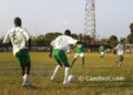 Phase de jeu Union-Coton (1-0) à Tiko
