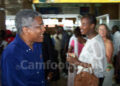 Iya Mohammed à l'aéroport de Kigali