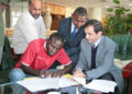Signature du buteur Kamilou Daouda