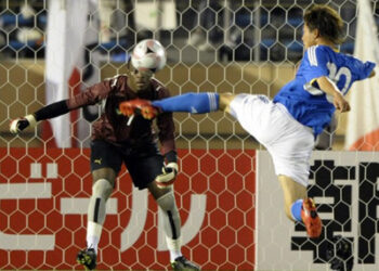 Dans les buts des Lions Espoirs en amical face au Japon à Tokyo, 0-0 (12 juin 2008)