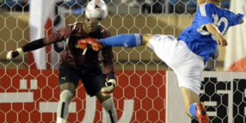 Dans les buts des Lions Espoirs en amical face au Japon à Tokyo, 0-0 (12 juin 2008)