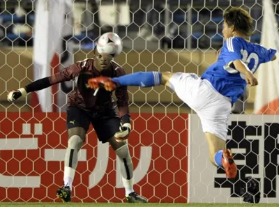 Dans les buts des Lions Espoirs en amical face au Japon à Tokyo, 0-0 (12 juin 2008)