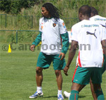Lions Indomptables : Premier training sous Thomas Nkono