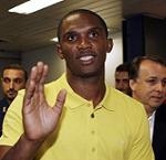 Eto’o est arrivé ce matin à Milan pour la signature de son contrat