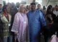 Madame Piérina Rauseo et Amadou Toumani Touré, président du Mali