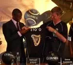 Samuel Eto’o, ambassadeur de la marque Guinness