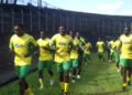 Astres of Douala warming up