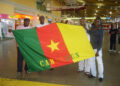 Quelques camerounais attendaient les Lions à leur descente d'avion