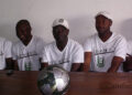 Le staff technique de L'USD: Tonyè (DT), Luther Fokam (coach), Njayou (coach gardien), Mbilé Tanga (coach adj)...