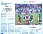La presse marocaine chausse les crampons
