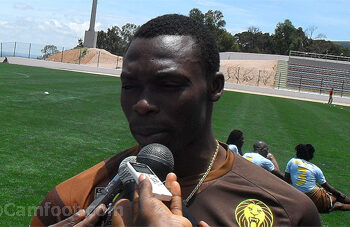 Le gardien Idriss Carlos Kameni répondant à nos questions