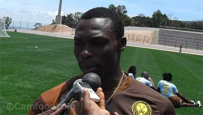 Le gardien Idriss Carlos Kameni répondant à nos questions