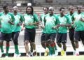 Cameroon kicked off their training Wednesday in Nairobi