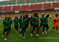 As Vita Club du Congo à l'entrainement à Yaoundé