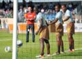 Stephen Appiah, Samuel Eto’o et Didier Drogba sont apparus détendus vendredi au Stade Michel Hidalgo de Saint Gratien
