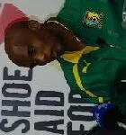 Eto&rsquo;o soutient Shoe Aid For  Africa