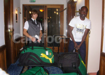 Les lions à Vichy avec Itanje