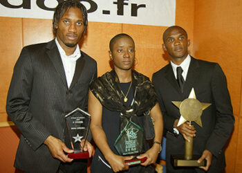 Eto&rsquo;o, Drogba et Gyan forment le trio de la CAF