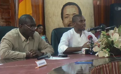 La sortie médiatique de Samuel Eto’o fils en question