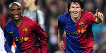 Messi double Eto&rsquo;o