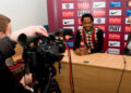 Makon's first press conference at Villa