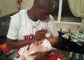 Stéphane Mbia et sa fille