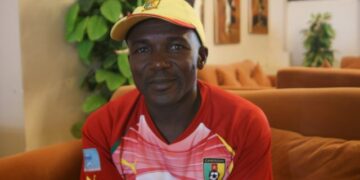 Les lions lions indomptables prêts à rugir
