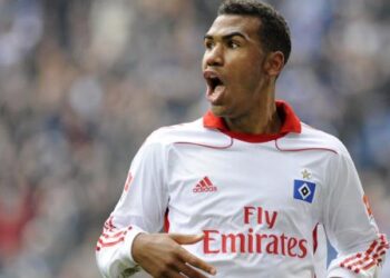 Choupo-Moting sur la route de Mayence