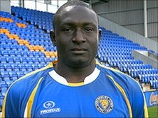 Stevenage sign up striker Guy Madjo