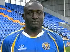 Stevenage sign up striker Guy Madjo