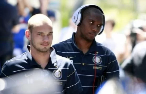 Ça a chauffé entre Eto&rsquo;o et Sneijder