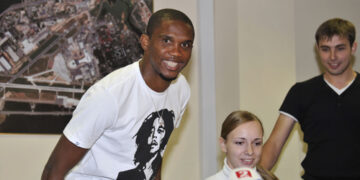 Eto&rsquo;o est arrivé en Russie