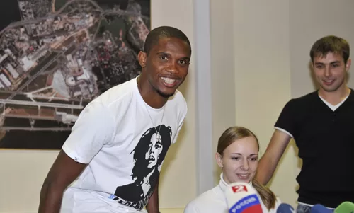 Eto’o est arrivé en Russie