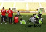 Malabo: les Lions se sont entraînés