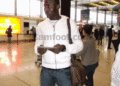 Jacques Zoua à l'aéroport de Paris