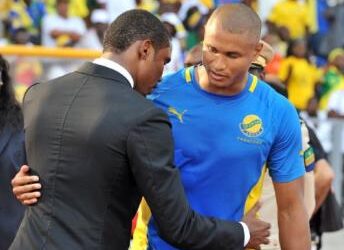 CAN 2012: Eto&rsquo;o danse avec Ali bongo