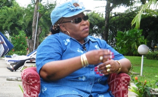 Patience Dabany en soutien aux Panthères