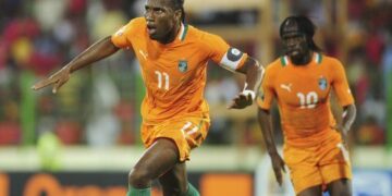 Yaya Drogba, 3 buts à eux deux