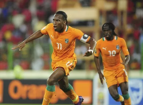 Yaya Drogba, 3 buts à eux deux