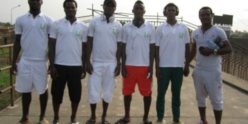 Quelques joueurs de l'USD