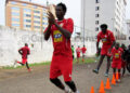 Caïman Club de Douala à l'entrainement ce mercredi