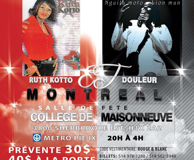 Ruth Kotto et Douleur