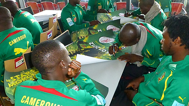 Début du stage des Lionceaux à Kassel