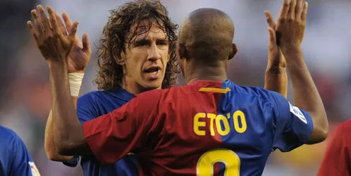 Eto’o et Puyol accusés d’escroquerie