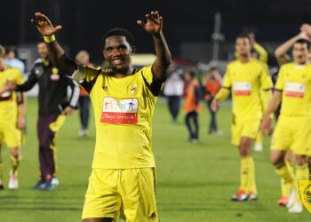 Anzhi et Eto&rsquo;o à deux points du leader