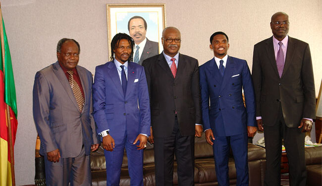 Eto&rsquo;o et R. Song reçus en audience