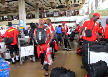 Arrivée des lions militaires à Douala