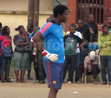 Les Lions indomptables à Mbankomo