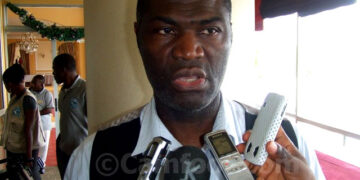 Just Choupo-Moting répondant à nos questions